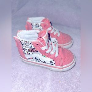 Vans toddler shoes . Unicorn & pink